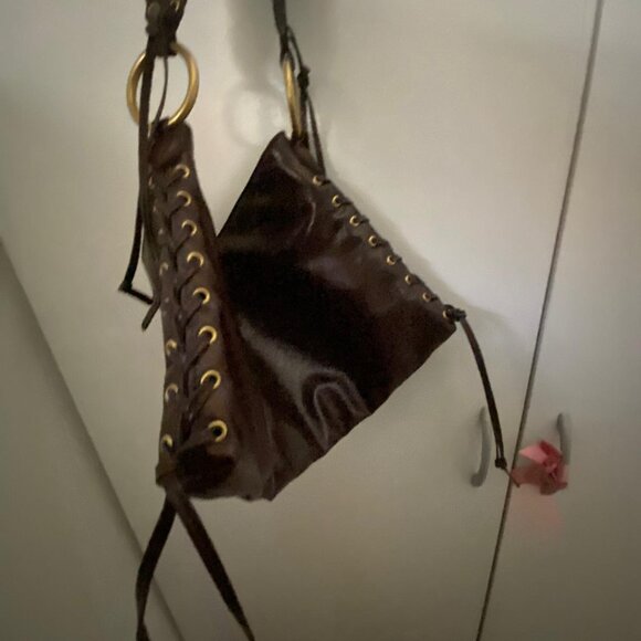 ZARA EYELET SHOULDER BAG - Picture 3 of 8